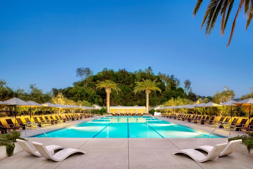 The pool at Solage, Auberge Resorts Collection.