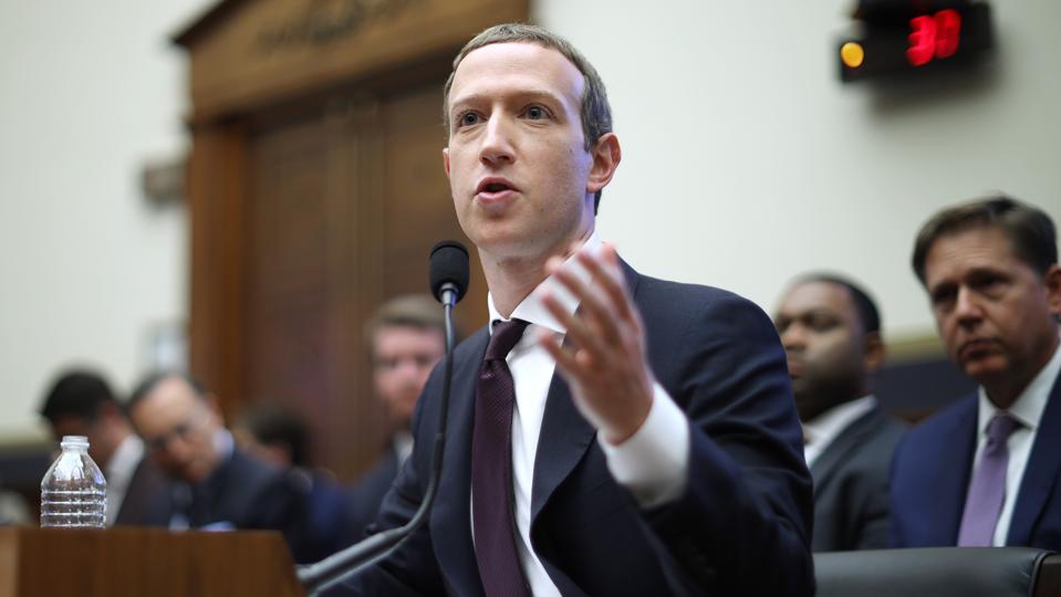 Facebook CEO Mark Zuckerberg Testifies Before The House Financial Services Committee