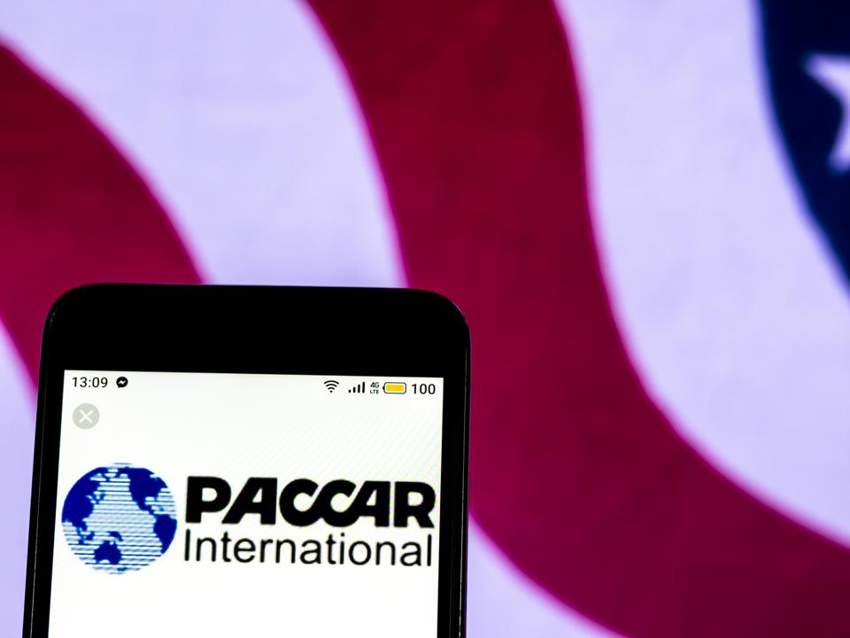 Paccar Manufacturing company logo displayed on a smart