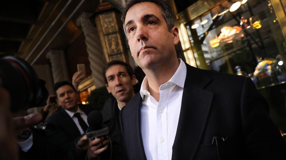 Former Trump Lawyer Michael Cohen Leaves Manhattan Apartment For Three-Year Prison Sentence