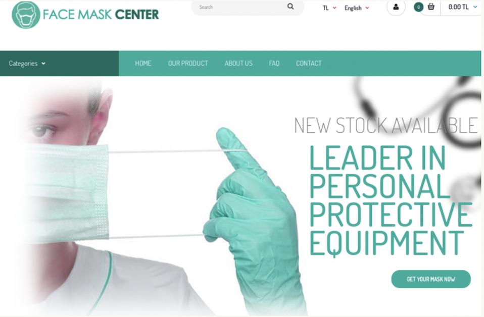 Facemask.com website