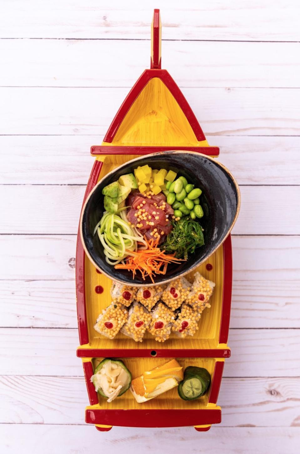 Poke bowl & sushi