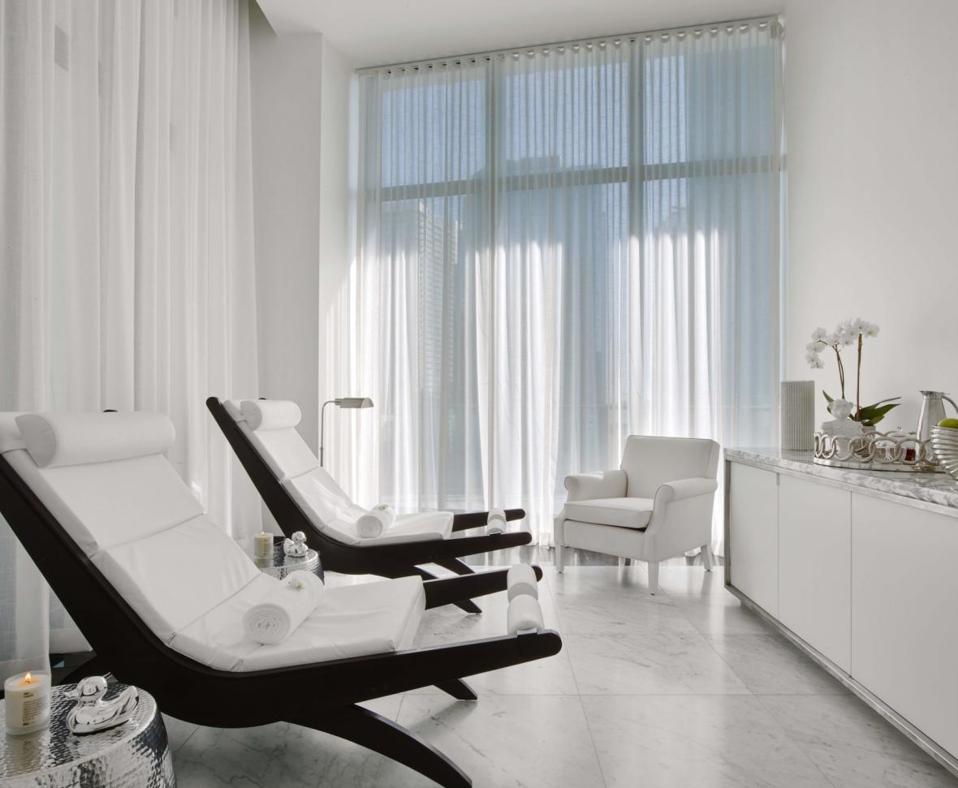 The Relaxation Room at the Ciel Spa Brickell.