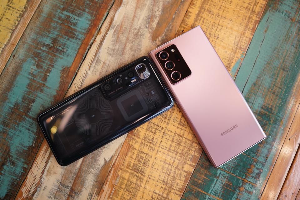 شیائومی Mi 10 Ultra و گلکسی نوت 20 Ultra.