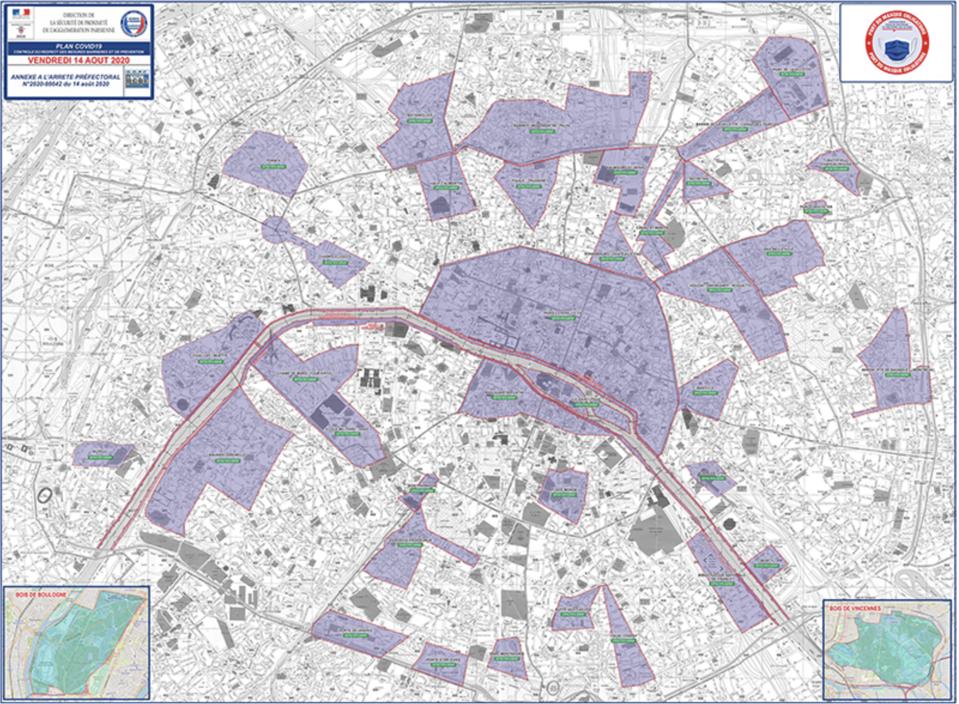 Paris Map For Mandatory Masks Grows With Covid Peak Here Are New Zones Paris Map For Mandatory Masks Grows With Covid Peak Here Are New Zones