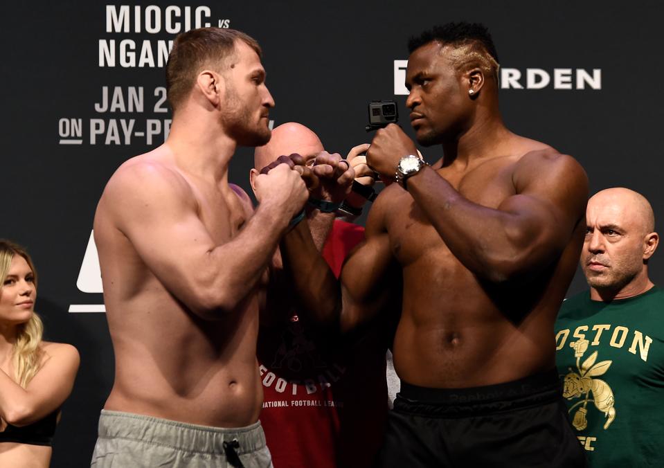 Francis Ngannou Opens As Favorite Over Stipe Miocic Following