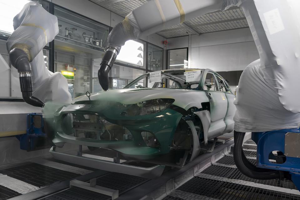 The DBX is being produced at the new St Athan facility in Wales, UK