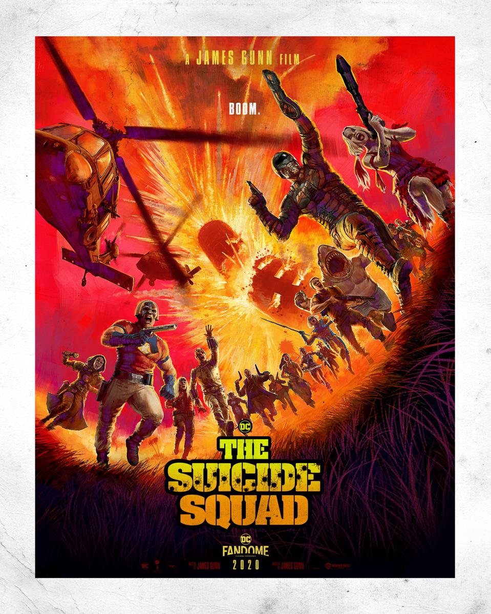 DC FanDome: ‘The Suicide Squad’ Unveils Cool Footage And New Posters