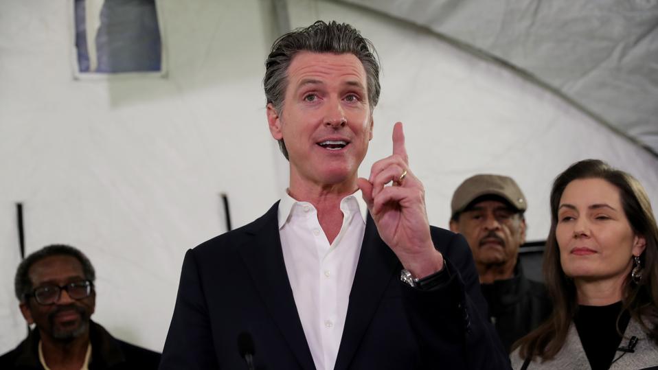 Governor Gavin Newsom Homeless