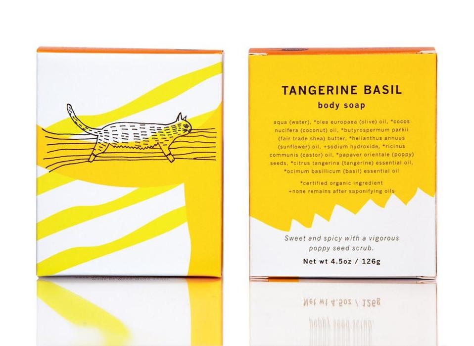 Meow Meow Tweet Tangerine Basil Body Soap