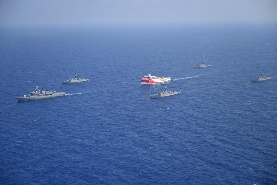 Turkey's Oruc Reis vessel in Eastern Mediterranean
