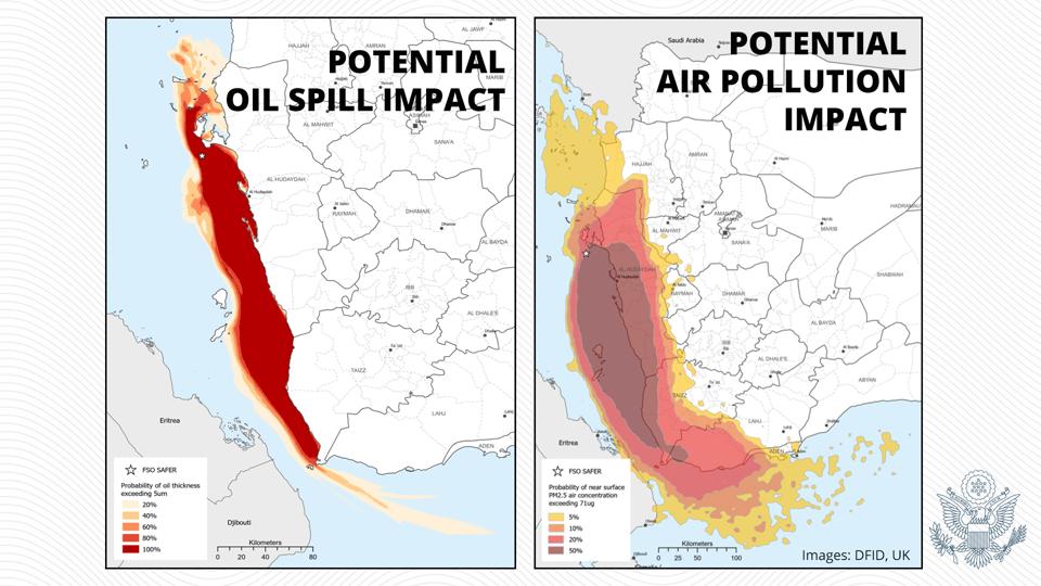 Potential impact of oil spill and air pollution could impact one of the most important water ways and enclosed straits in the world