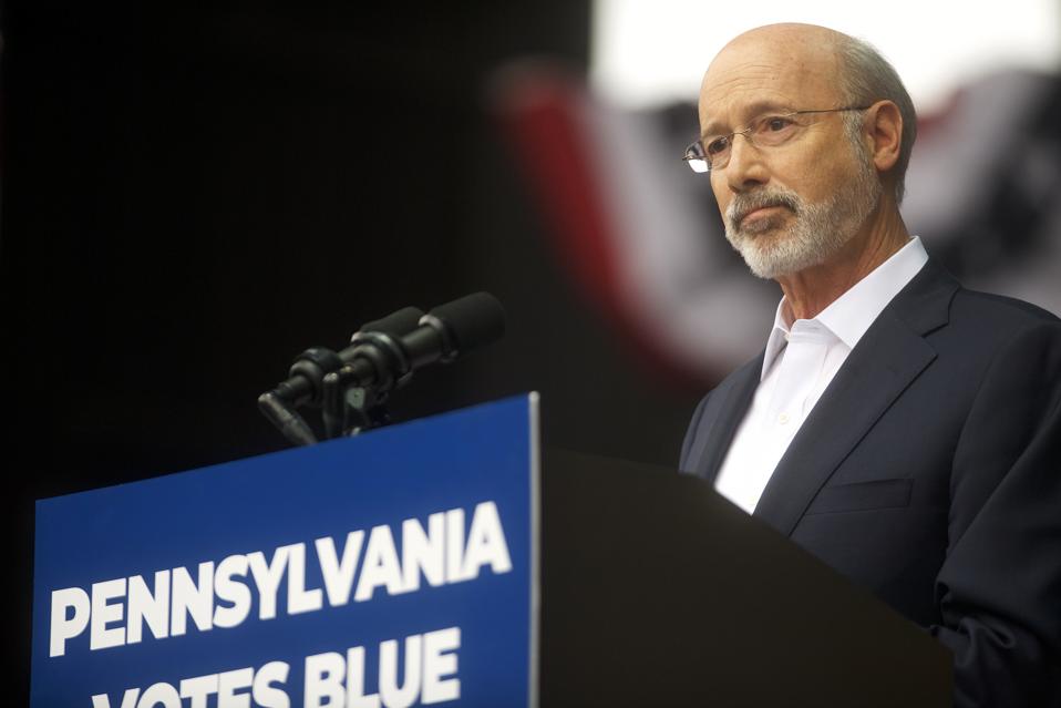 Barack Obama Attends Campaign Rally For Pennsylvania Democrats In Philadelphia
