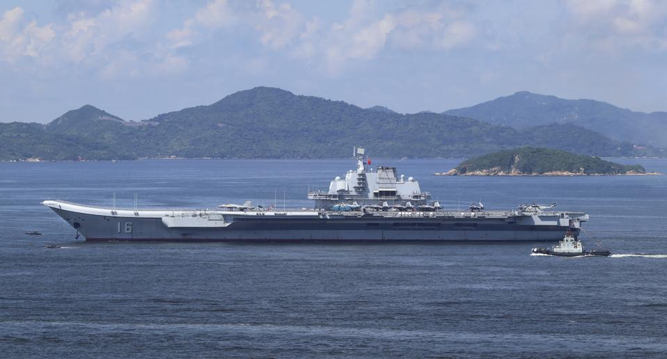 Chinese Navy Type 001 aircraft carrier Liaoning (CV-16)