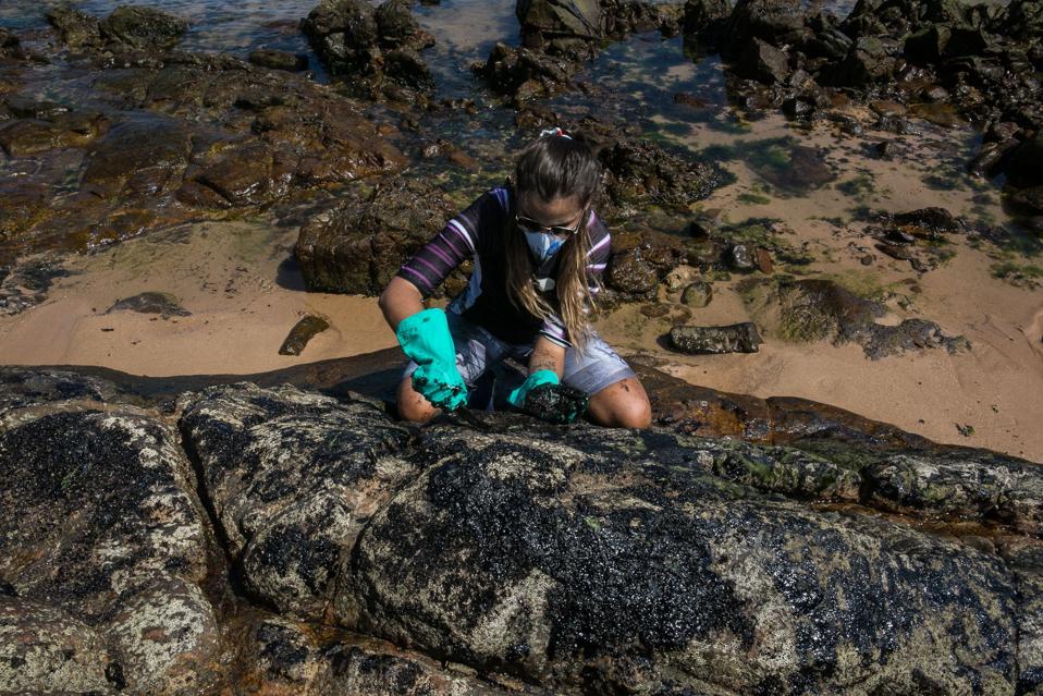BRAZIL-ENVIRONMENT-OIL-SPILL