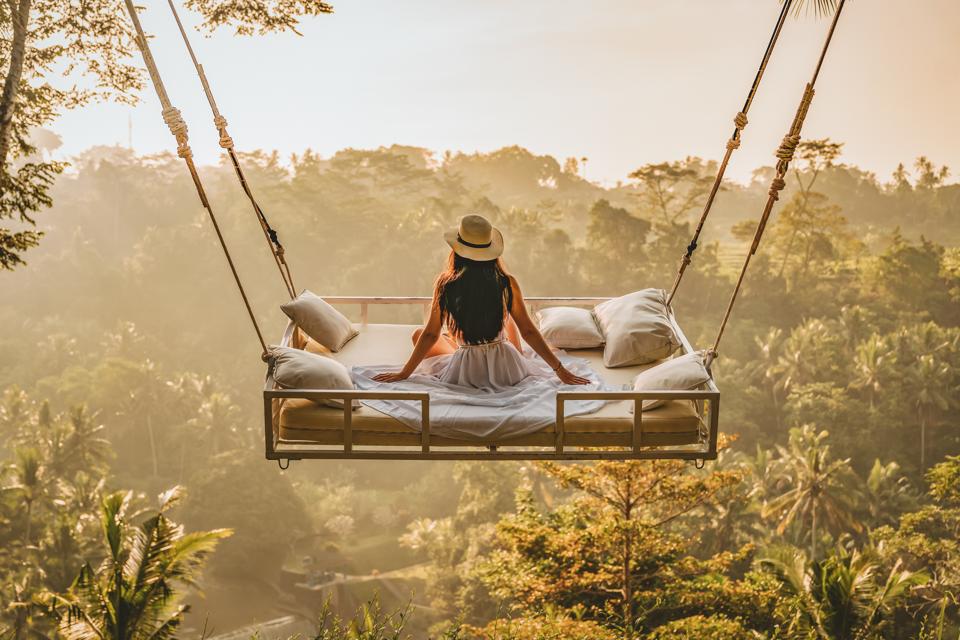 Enjoying the spectacular views