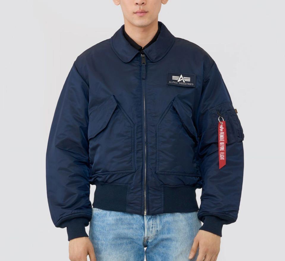 Originally issued to USAF and Navy pilots, the CWU 45/P Flight Jacket is a classic staple piece for those looking for a trendy yet durable jacket. The authentic military vibe is showcased through its thicker fill, ribbed knit cuffs and collar and front zipper closure with storm flaps to ensure the perfect insulation.