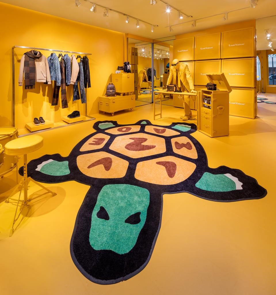 Louis Vuitton LV² Launches Collaboration With Japanese Designer Nigo With Temporary Residence