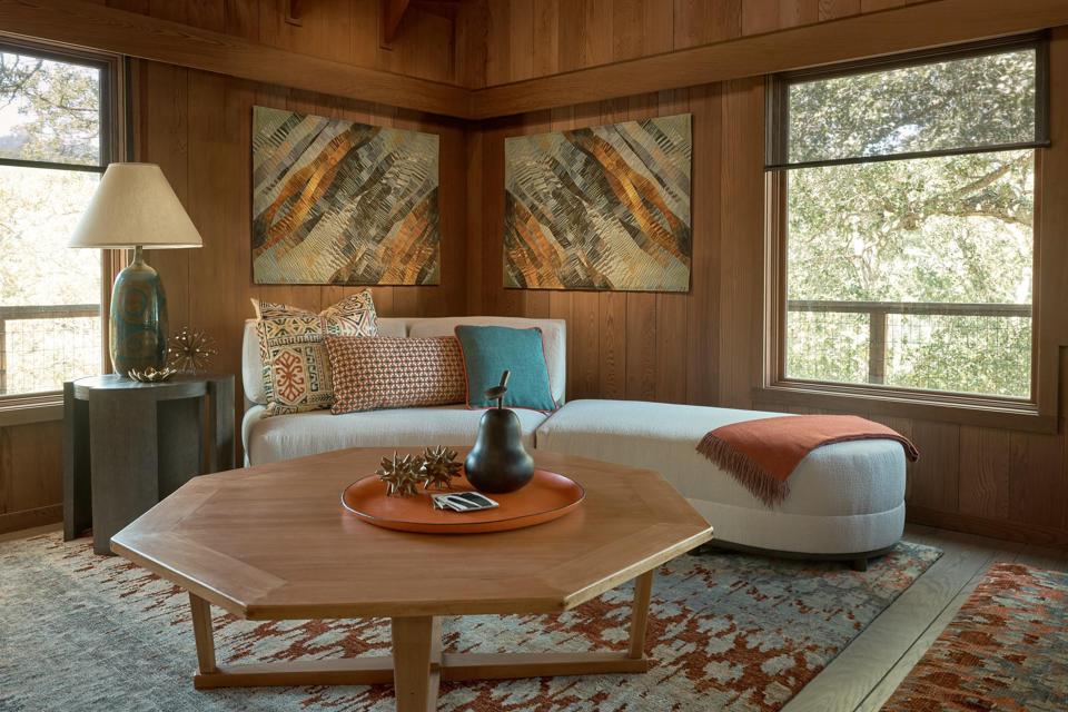 A fall-inspired interior by Sabrina Alfin Interiors.