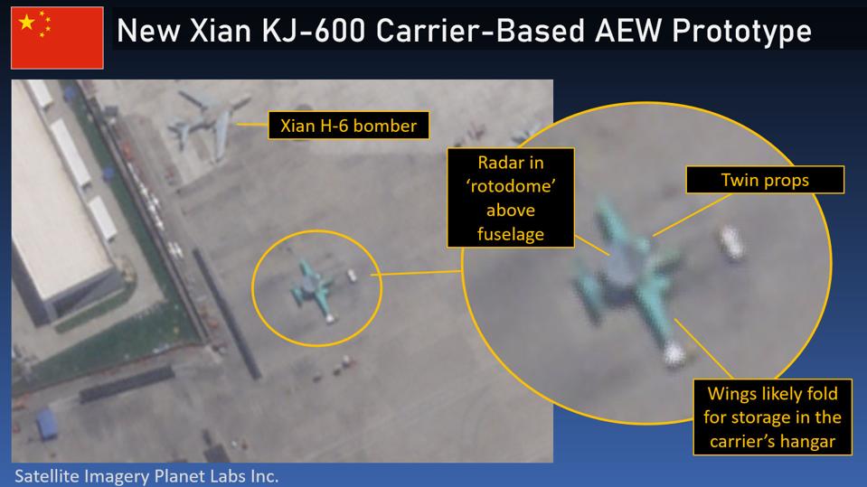 Chinese Navy prototype Xian KJ-600 AEW plane 