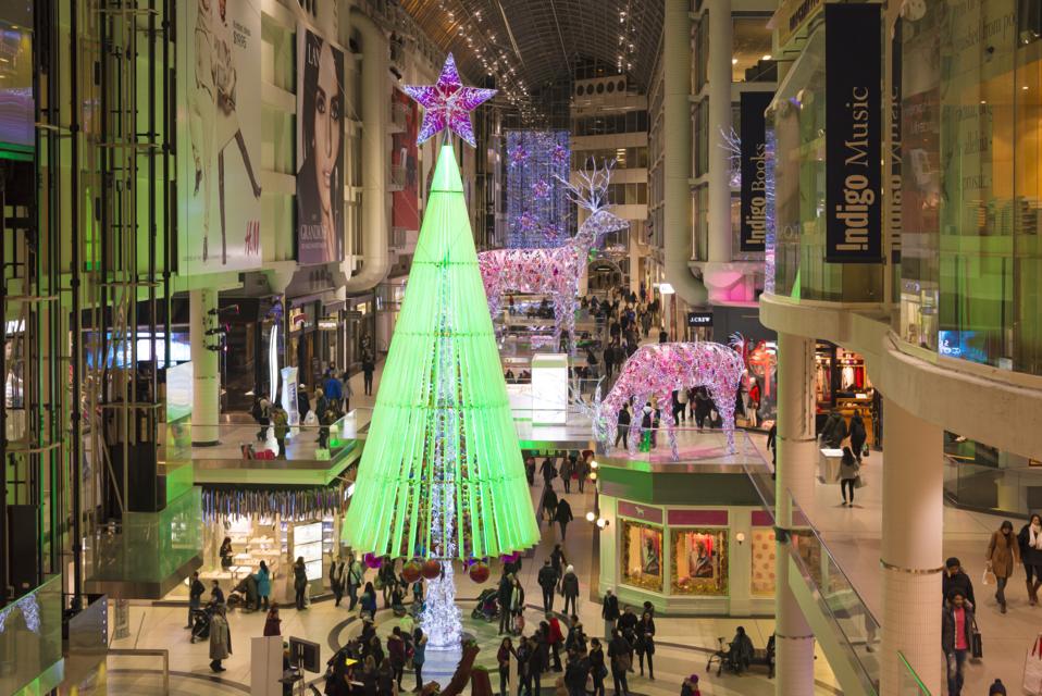 Beautiful Christmas decoration in one of the largest Malls...