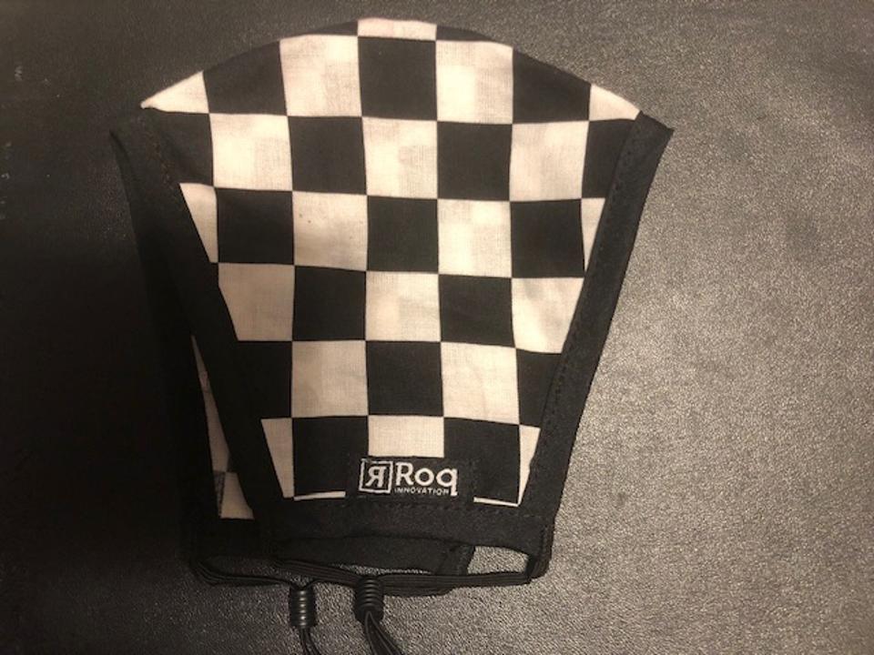 Roq Innovations' checkerboard mask.