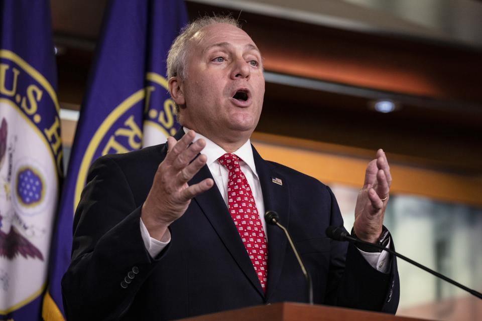Rep Scalise Admits He Shouldn t Have Shared Doctored Biden Clip But 