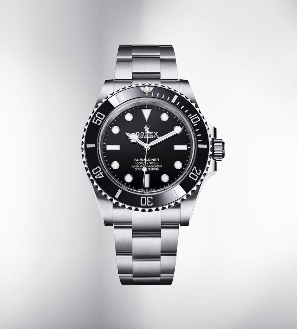 The new Rolex Submariner Ref. 124060, with larger case and updated movement.