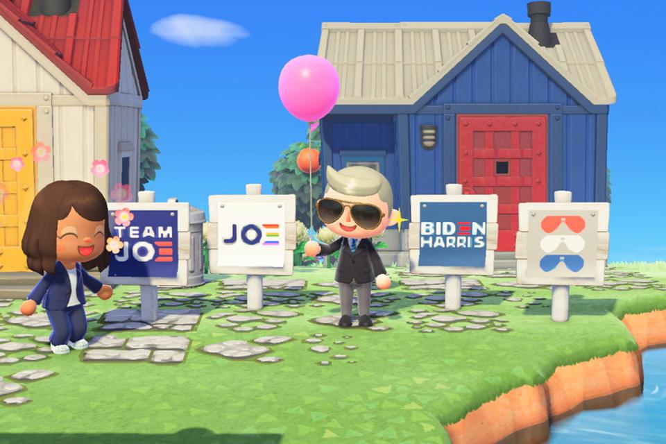 You Can Put Up Joe Biden Campaign Signs In Animal Crossing Now