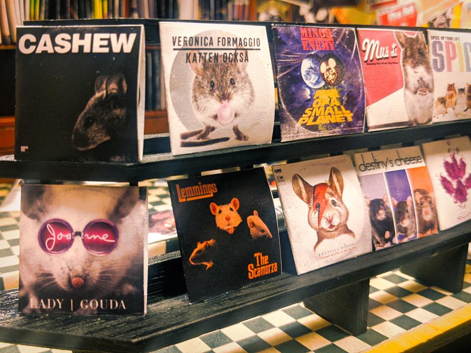 Tiny records for mice by Anonymouse Swedish art collective.