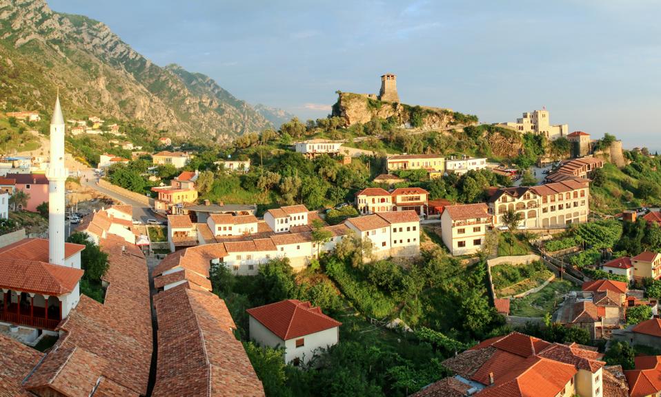 The old town of Kruje (Krujë, Kruja), Albania, Europe