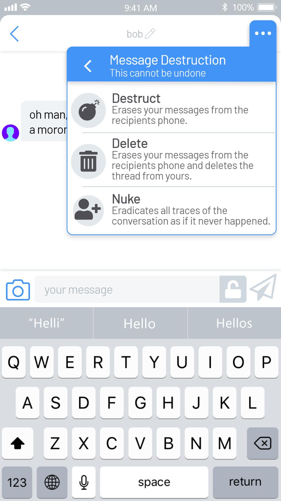 DatChat messages
