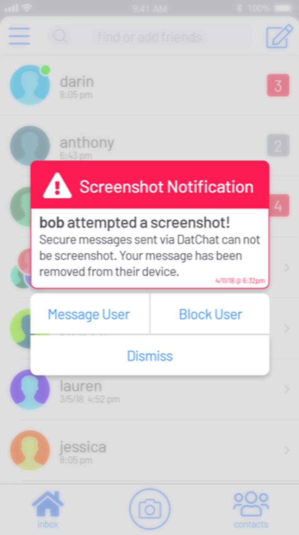 Screenshot Notification
