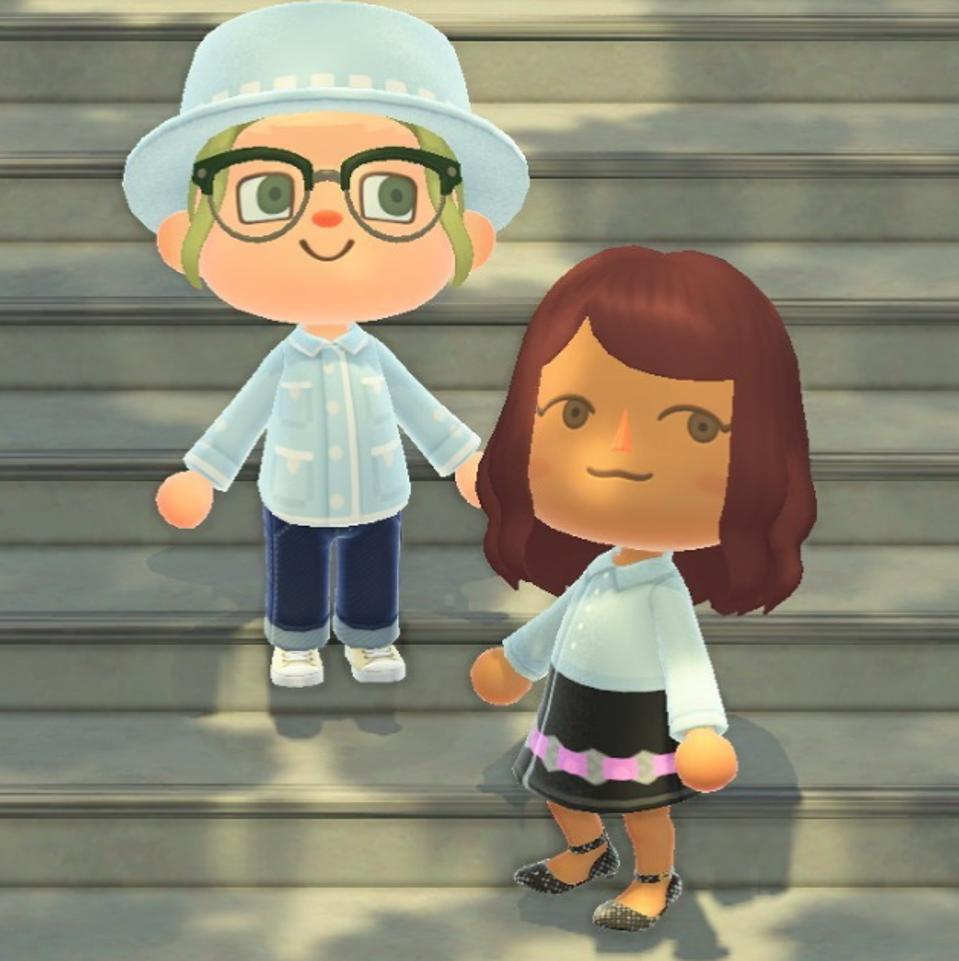 Marc Jacobs showcases their latest styles at Animal Crossing