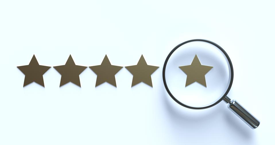 5 Star Ranking Formed magnifying glass