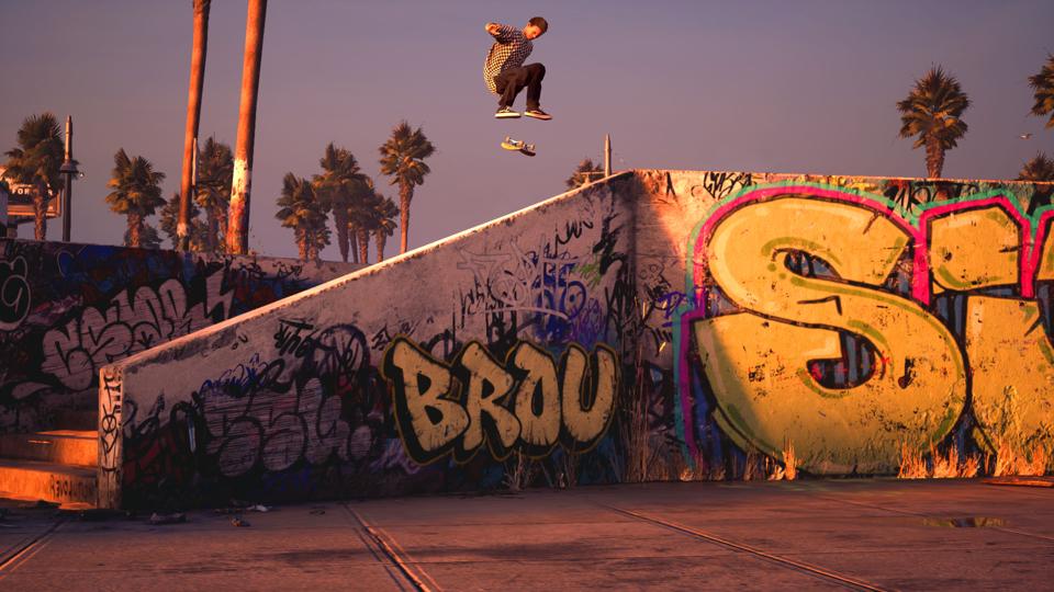 Les emplacements classiques de Tony Hawk's Pro Skater 1 + 2 restent les mêmes, avec des graphismes mis à jour