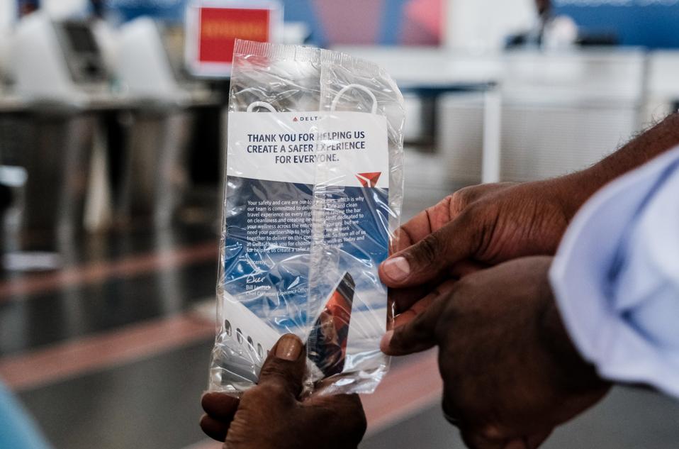 Delta Airlines Highlights Its Covid Safety Measures At National Airport