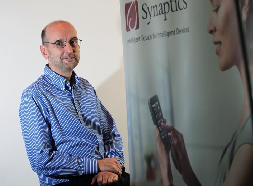 Shawn Day, Vice President-Technology of Synaptics, poses for photos at Central. 26AUG13