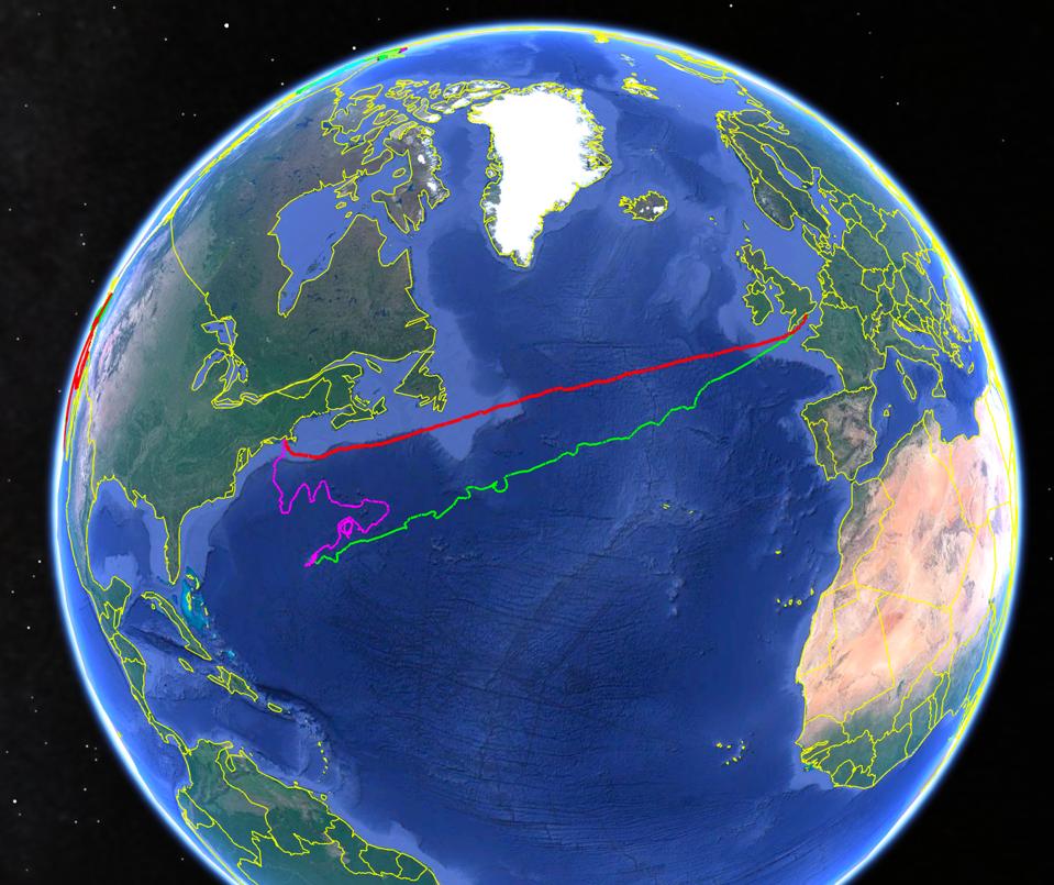 Saildrone missions across the ocean