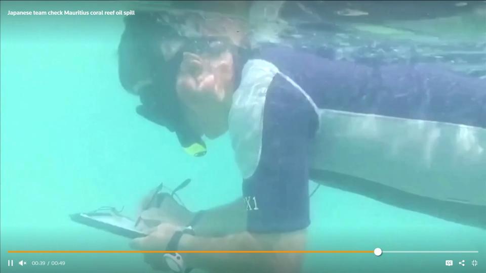 Video of Japanese team shared on Reuters