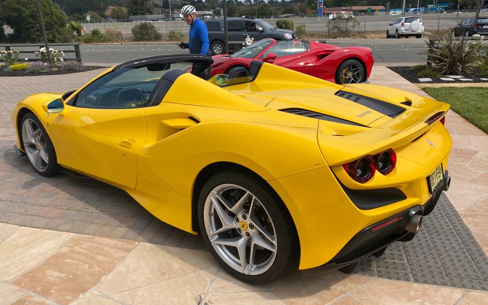 Yellow Ferrari