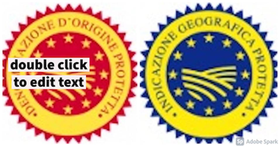 Symbols of authentic Italian products