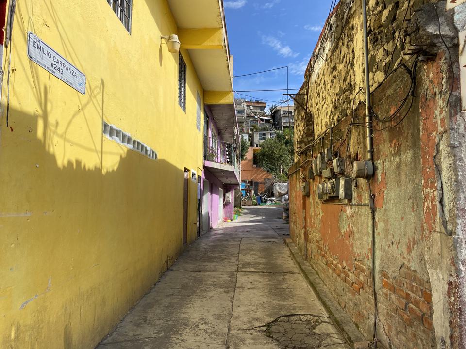 Houses in Mexico City.