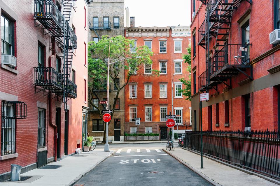 Street in Greenwich Village, New York City, USA