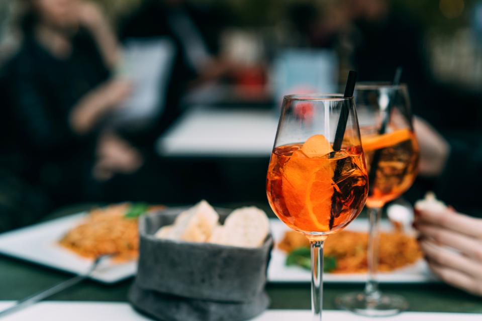 Spritz cocktail aperitivos