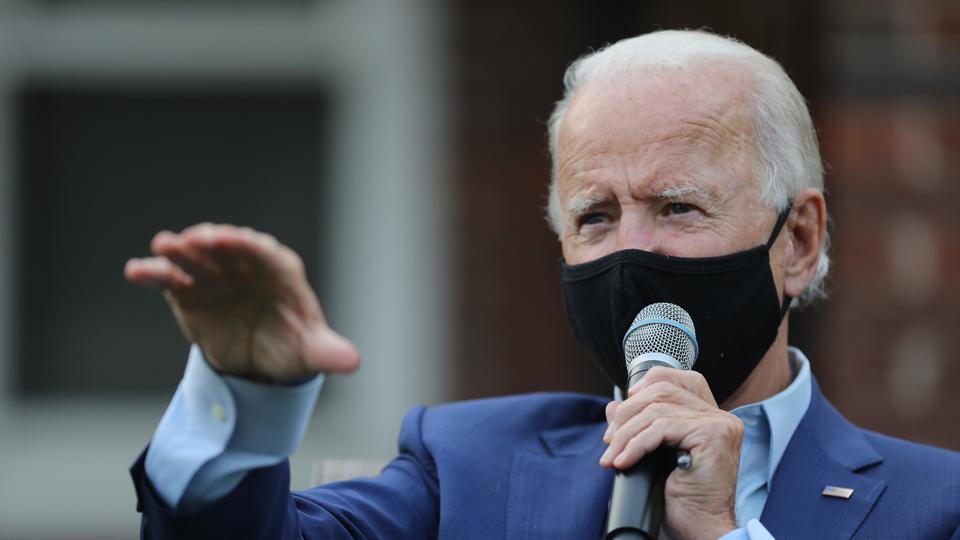 Joe Biden Campaigns In Warren, Michigan