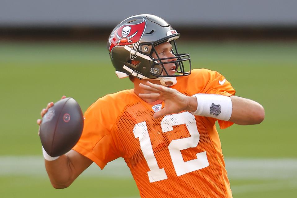 NFL QB Tom Brady de Tampa Bay Buccaneers