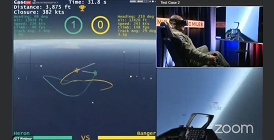 Simulación de combate aire-aire