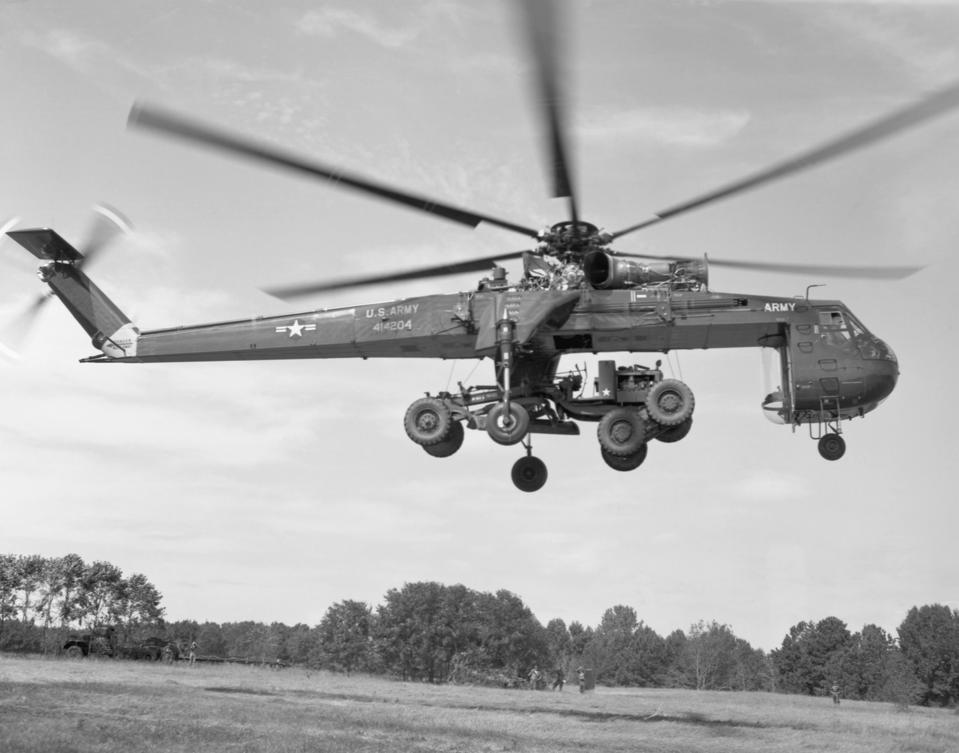 Sikorsky CH-54 Skycrane in Flight