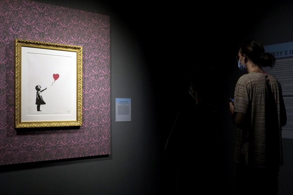 New Banksy Exhibition 'A Visual Protest' Opens In Rome